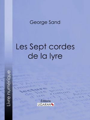 cover image of Les Sept cordes de la lyre